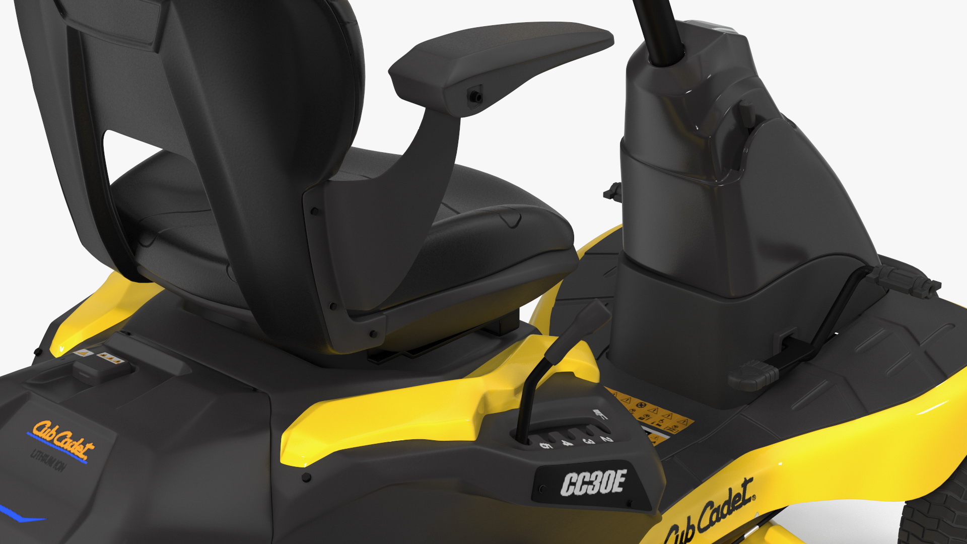 Electric Rider Lawn-Mower Cub Cadet Rigged 3D