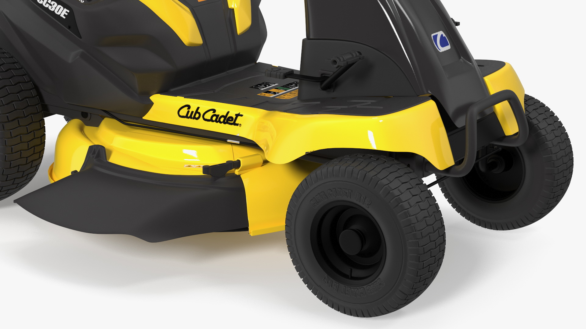 Electric Rider Lawn-Mower Cub Cadet Rigged 3D