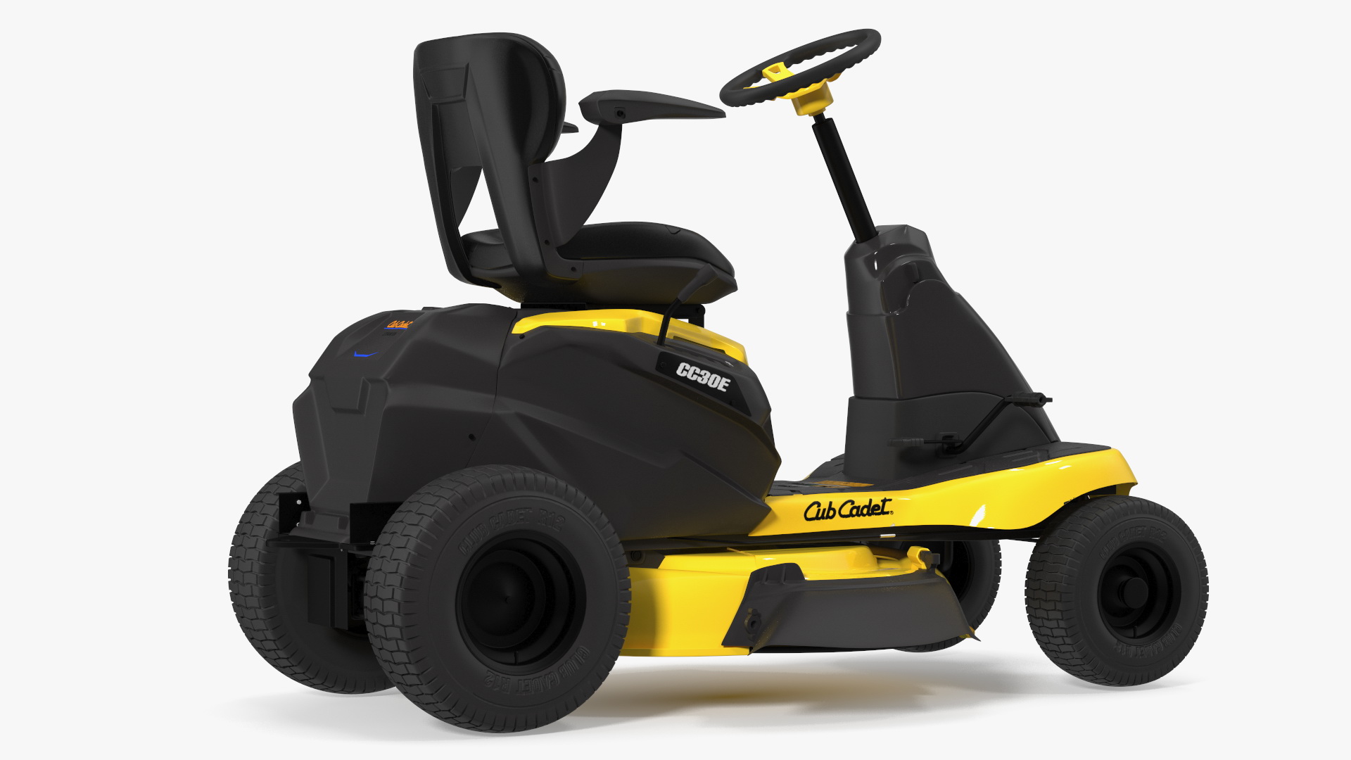 Electric Rider Lawn-Mower Cub Cadet Rigged 3D