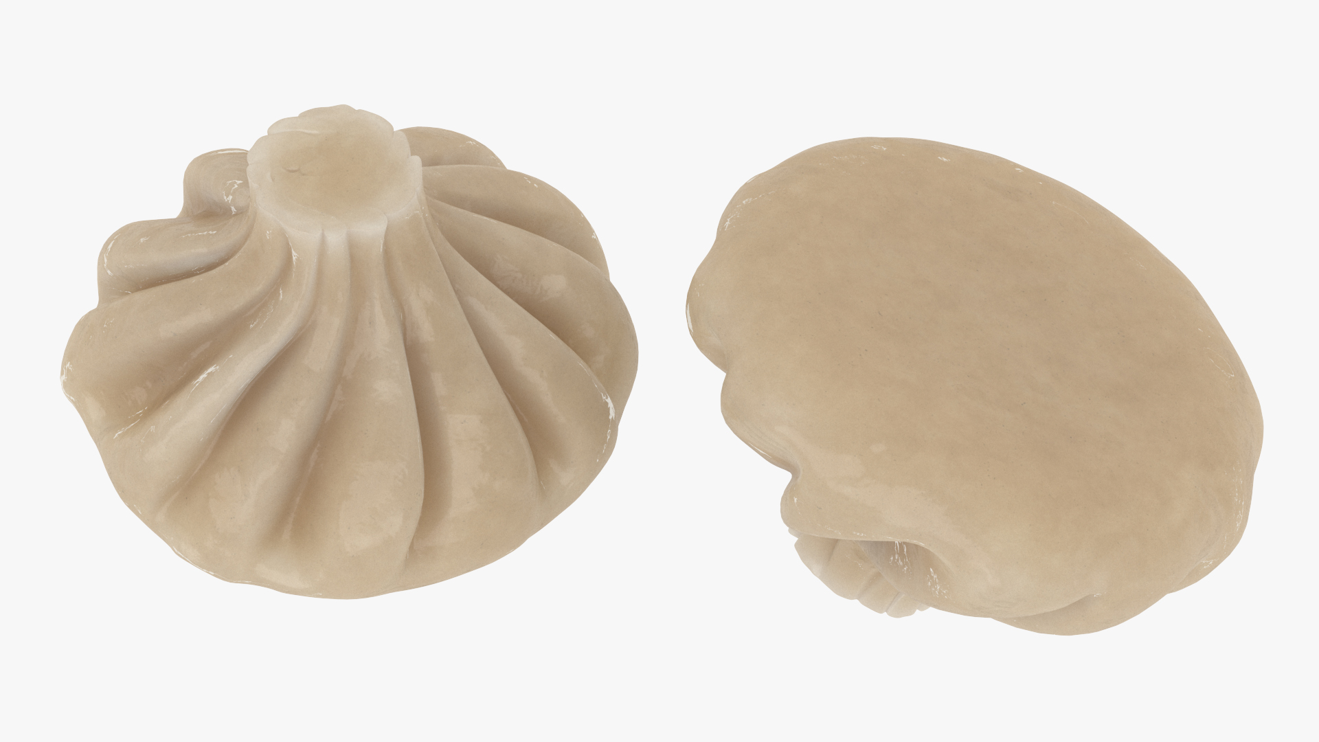 Khinkali Dumpling Cooked 3D model