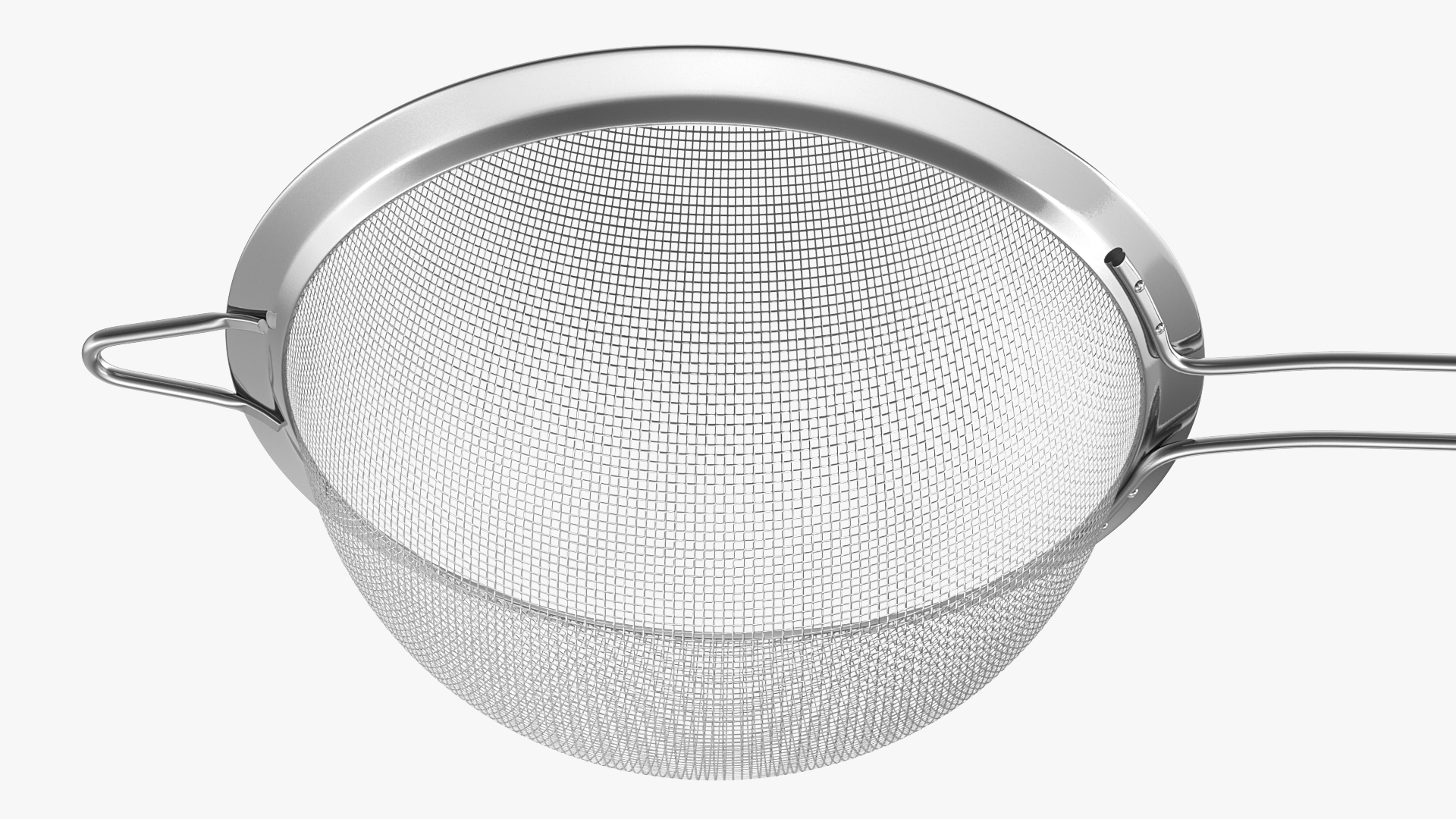 Fine Mesh Stainless Steel Strainer 3D model