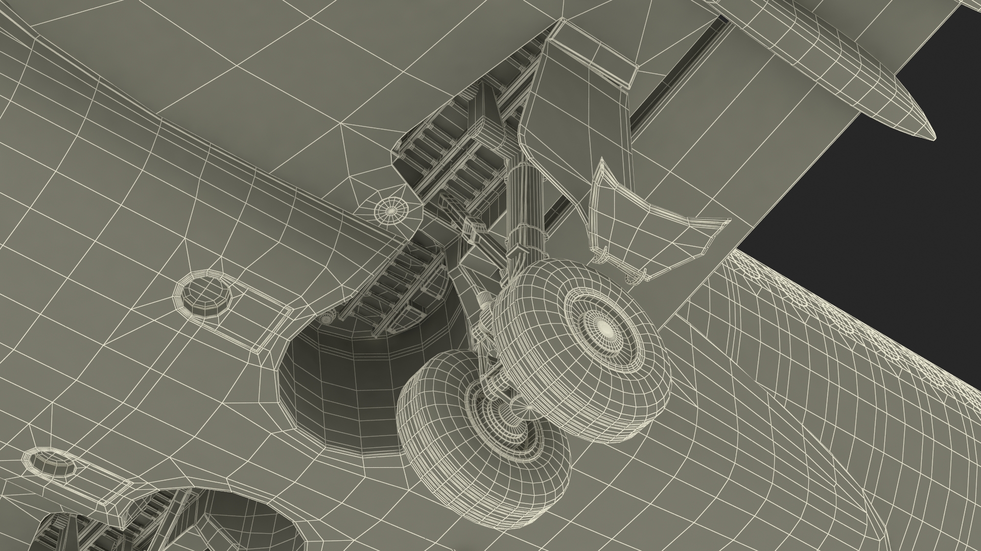 Airbus A220 with Passenger Steps 3D