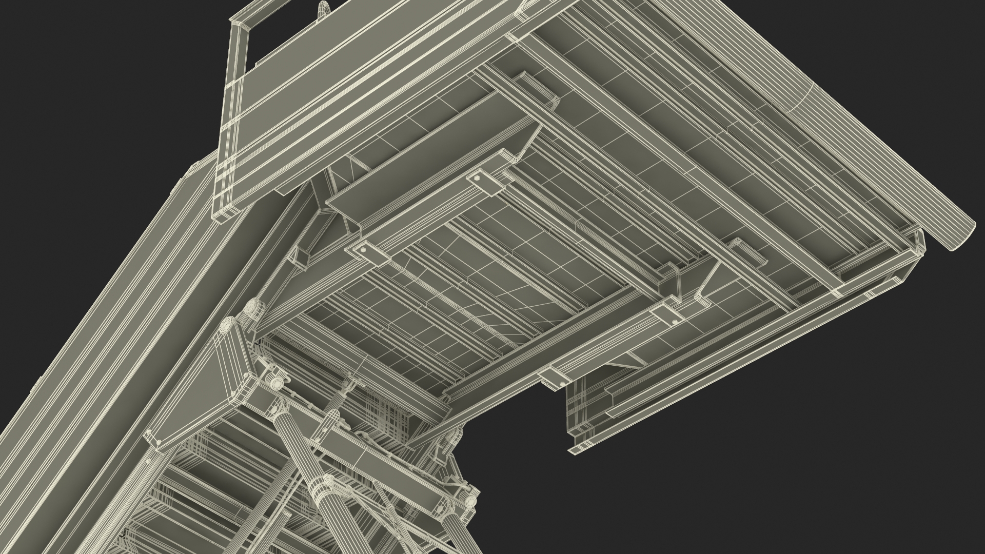 Airbus A220 with Passenger Steps 3D