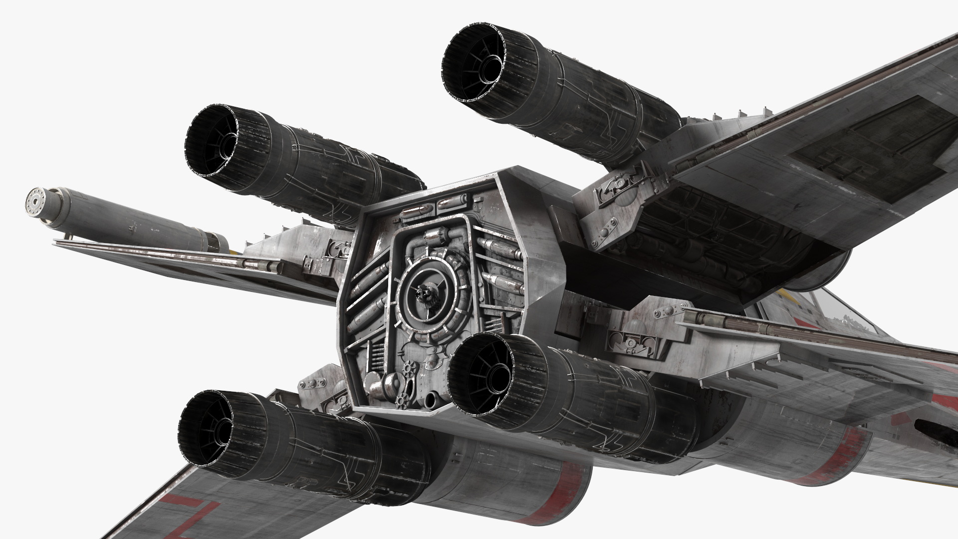 T65 X-Wing Starfighter Rigged 3D model