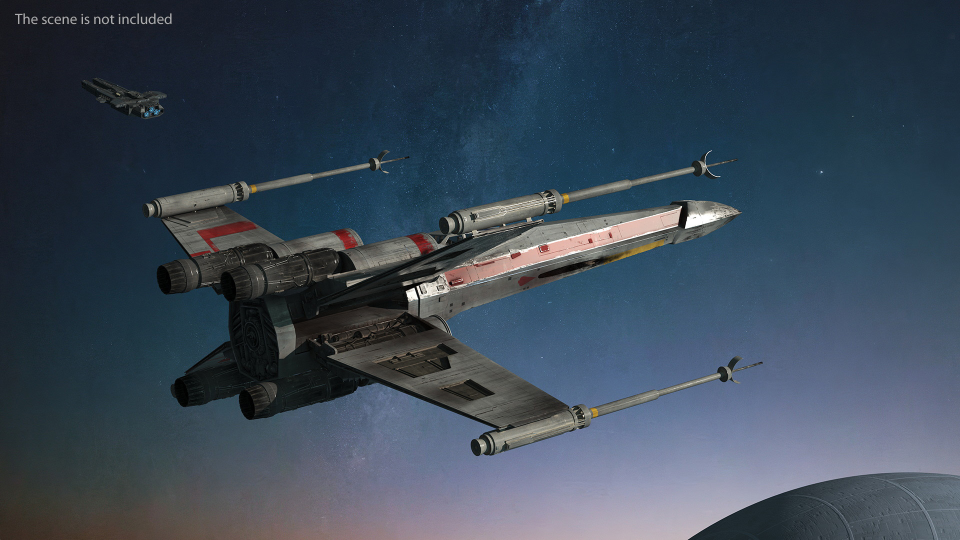 T65 X-Wing Starfighter Rigged 3D model