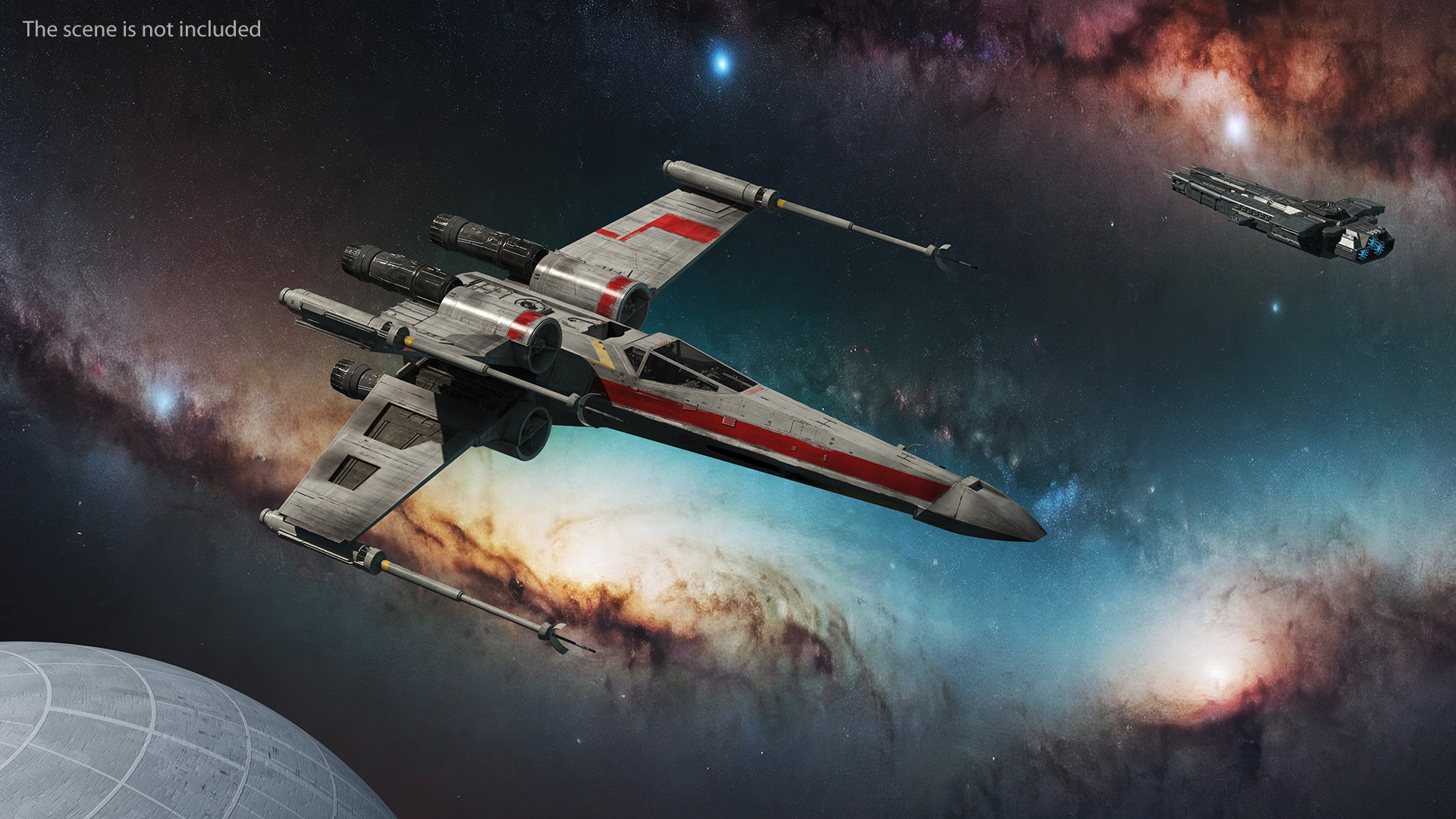 T65 X-Wing Starfighter Rigged 3D model