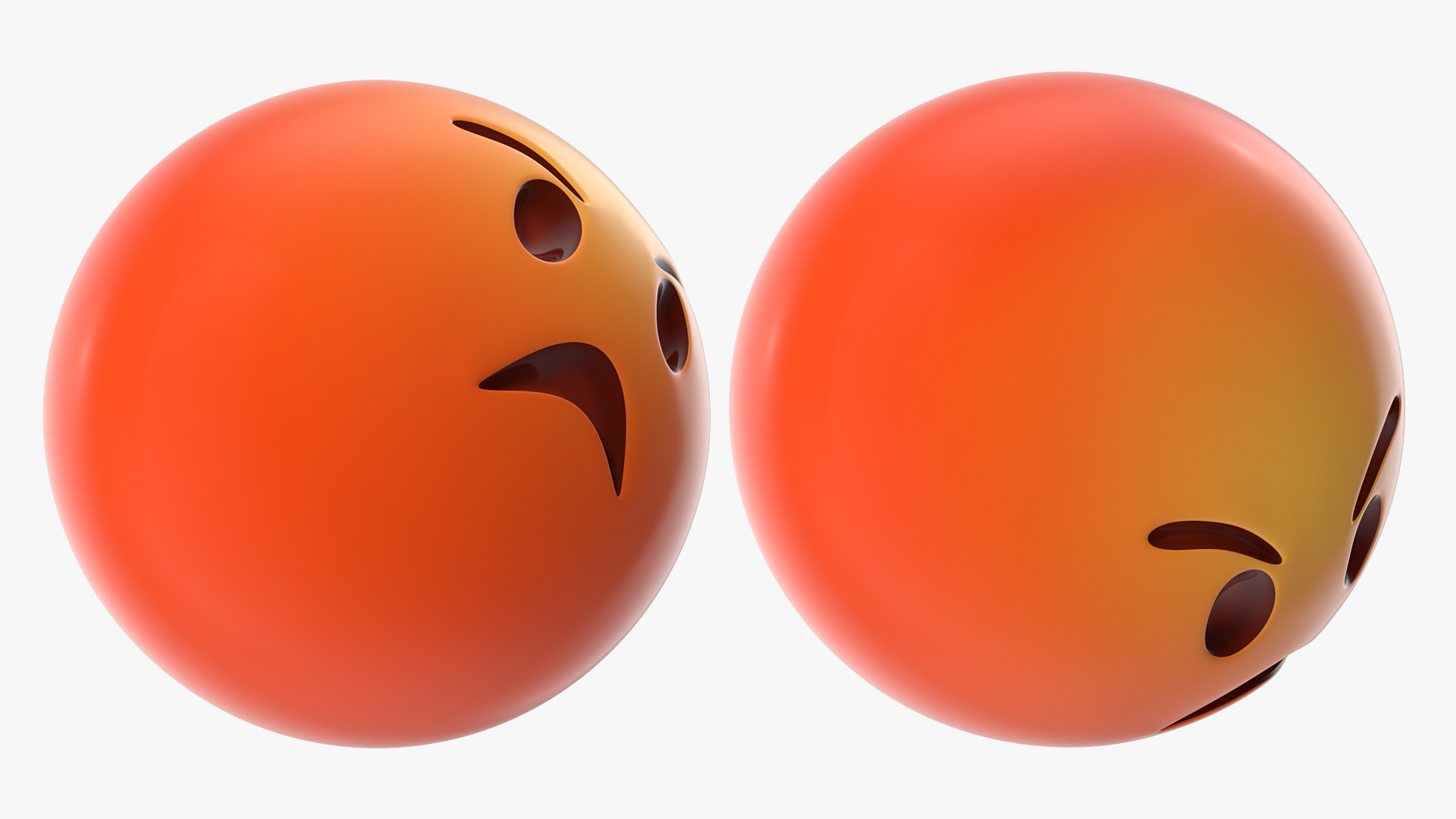 3D Angry Emoji