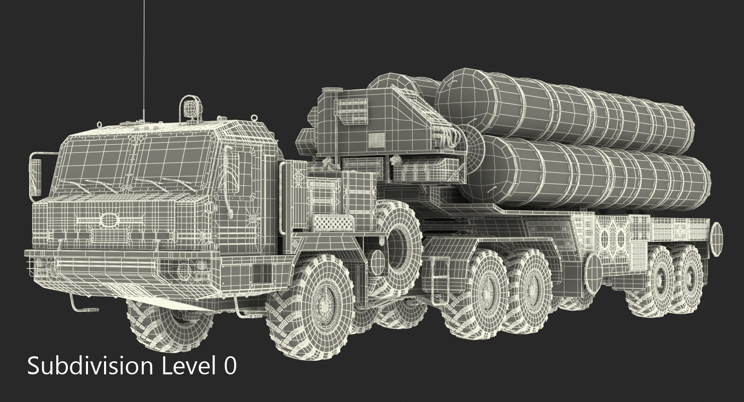 3D SA 21 Growler Mobile Missile System Vehicle model