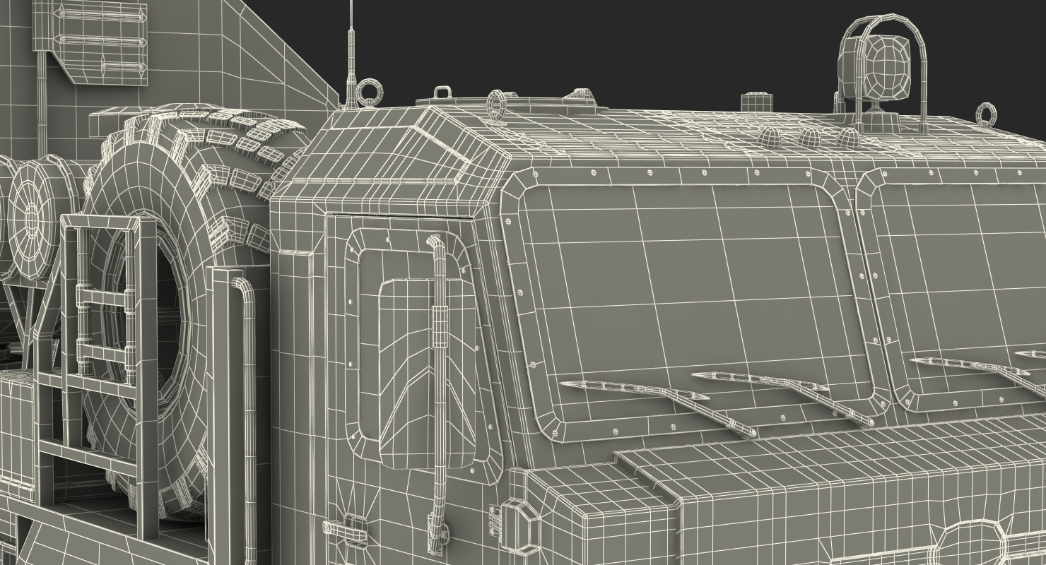 3D SA 21 Growler Mobile Missile System Vehicle model