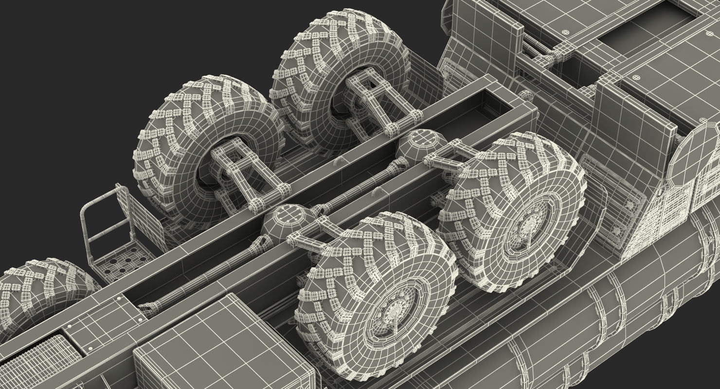 3D SA 21 Growler Mobile Missile System Vehicle model