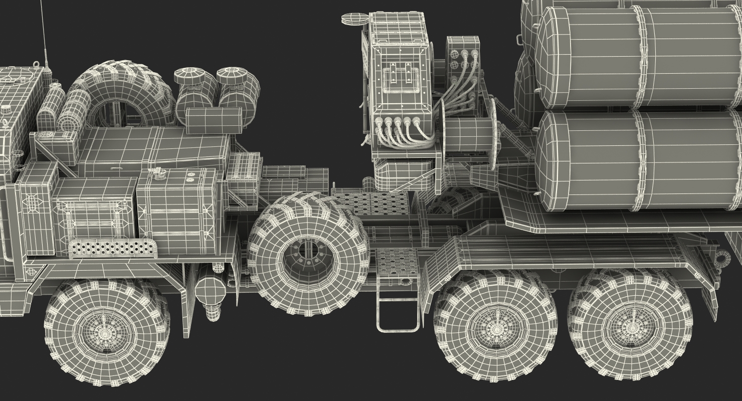 3D SA 21 Growler Mobile Missile System Vehicle model