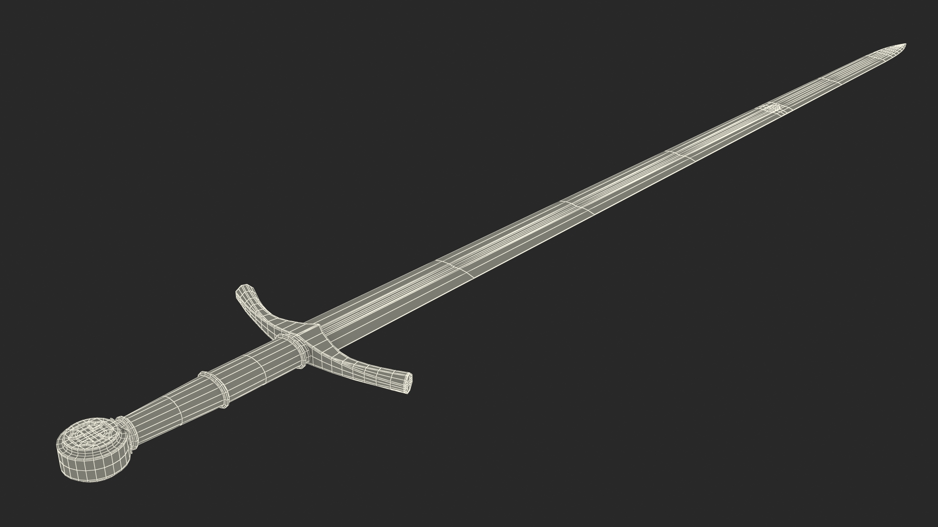 Crusader Sword 3D model