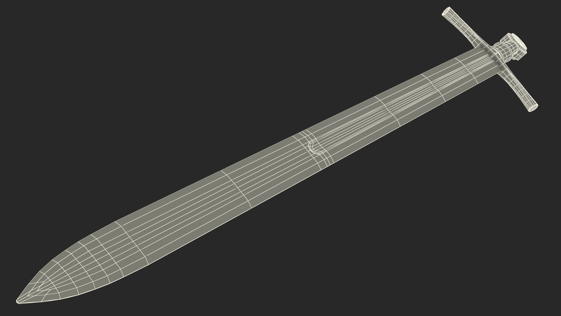 Crusader Sword 3D model