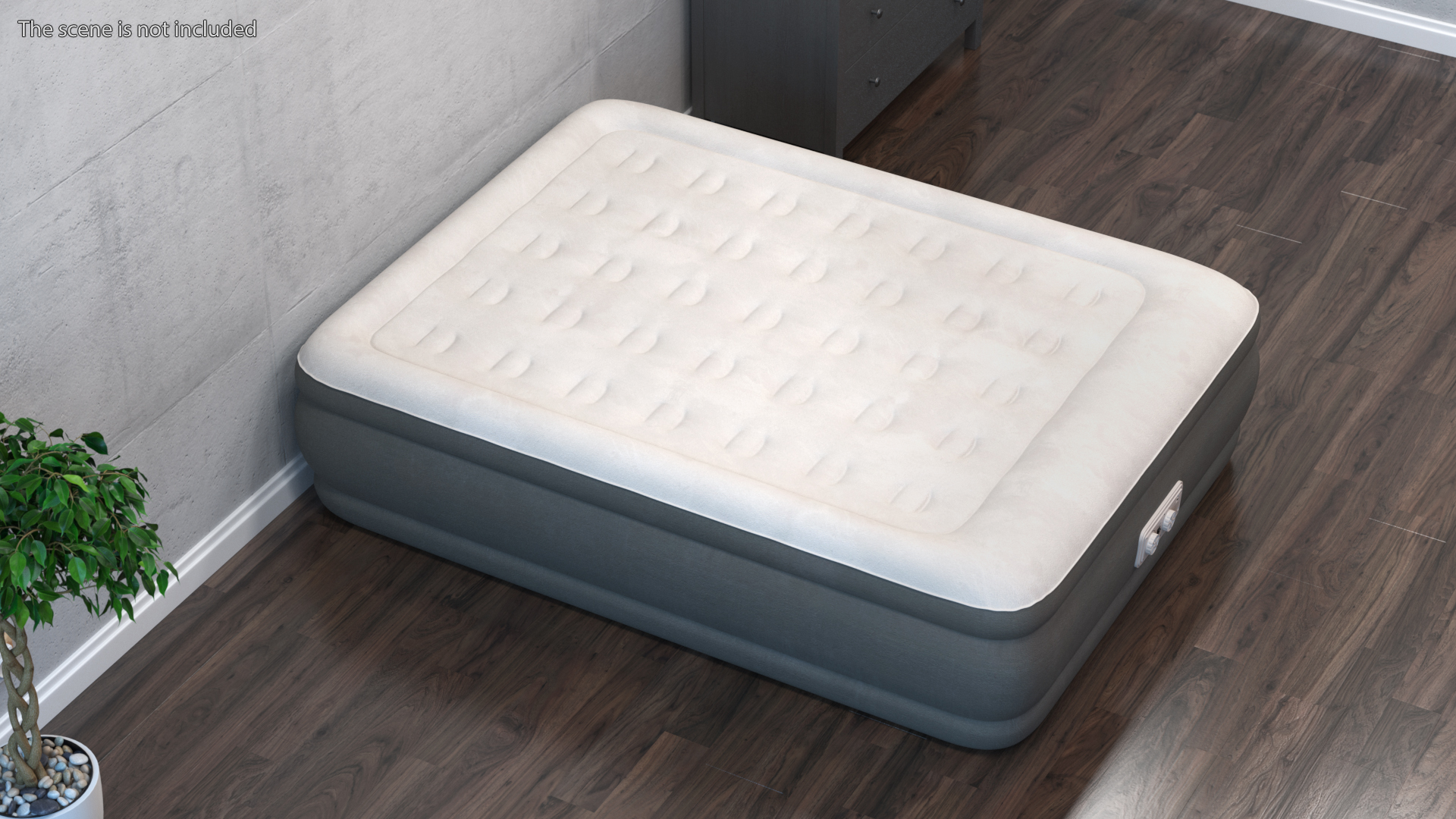 3D model Inflatable Air Mattress Medium Size