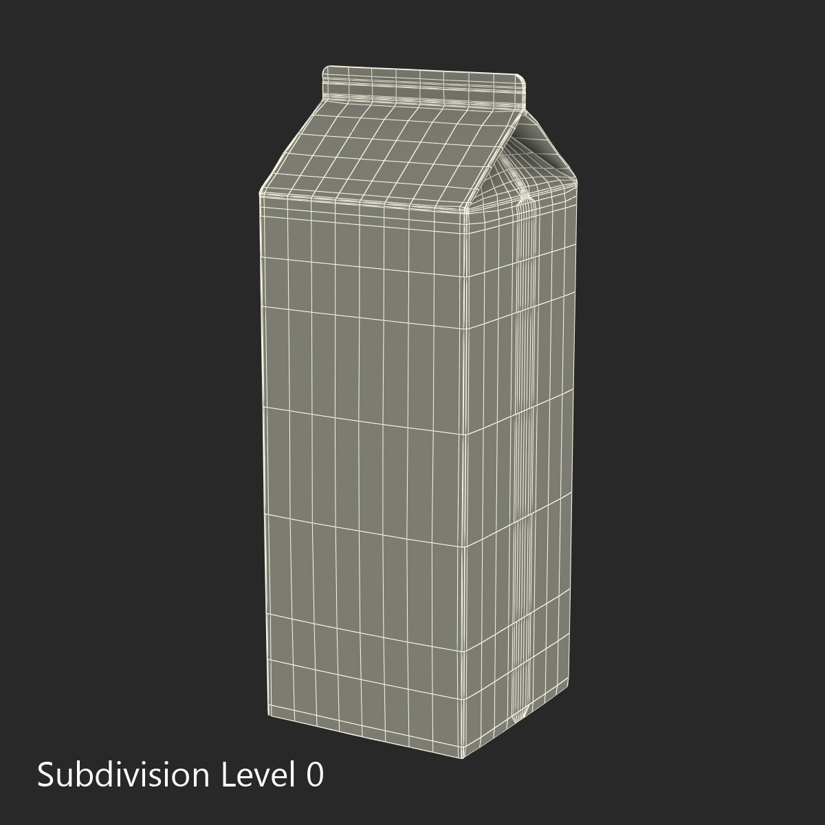 Milk Carton Generic 3D model