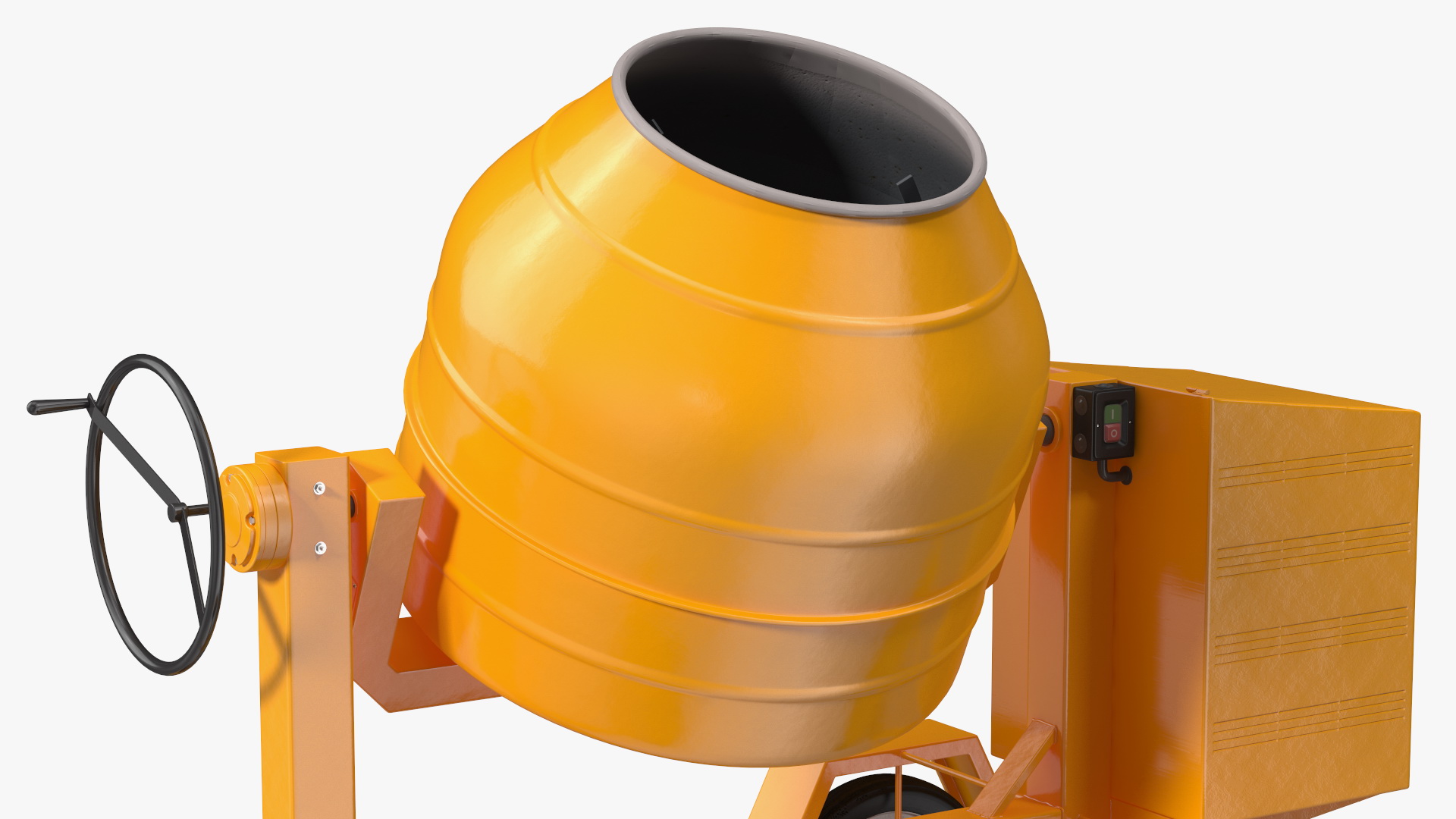 3D Electric Concrete Mixer model