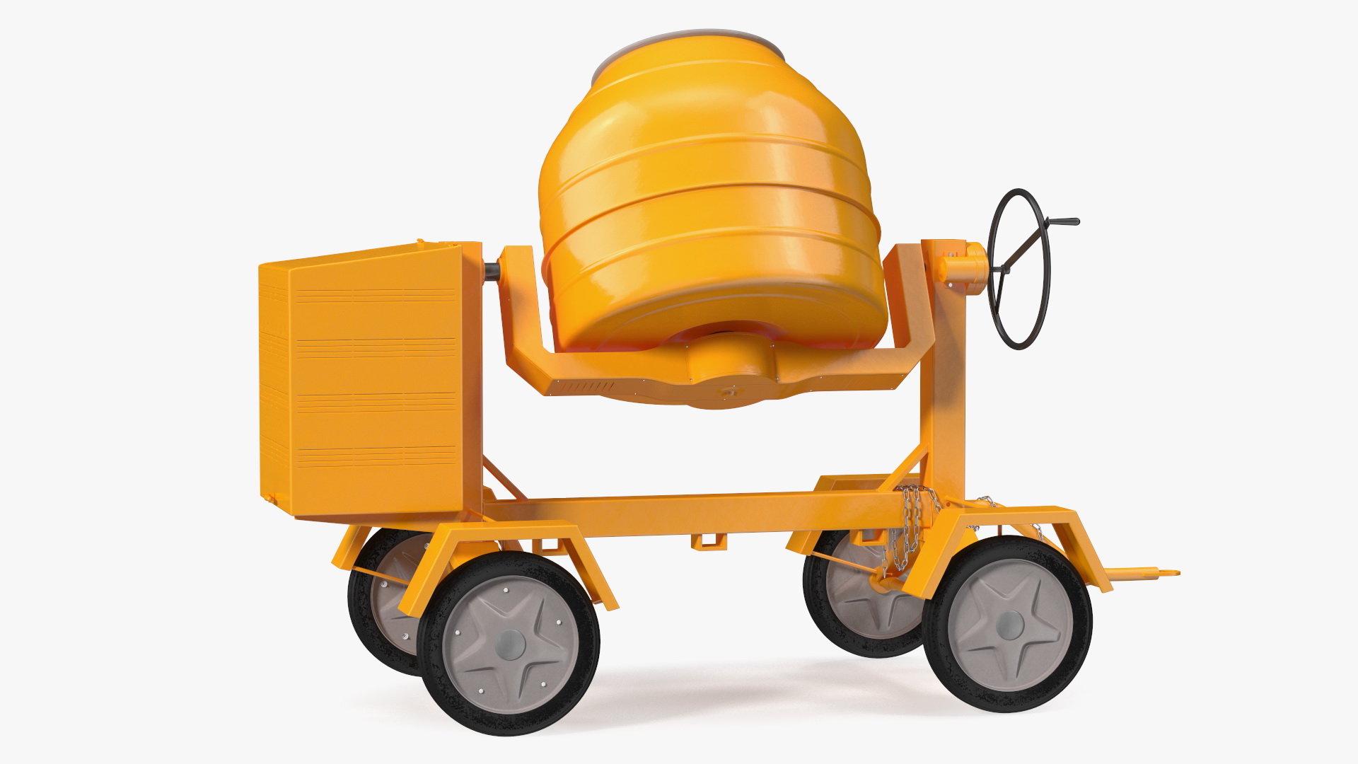 3D Electric Concrete Mixer model