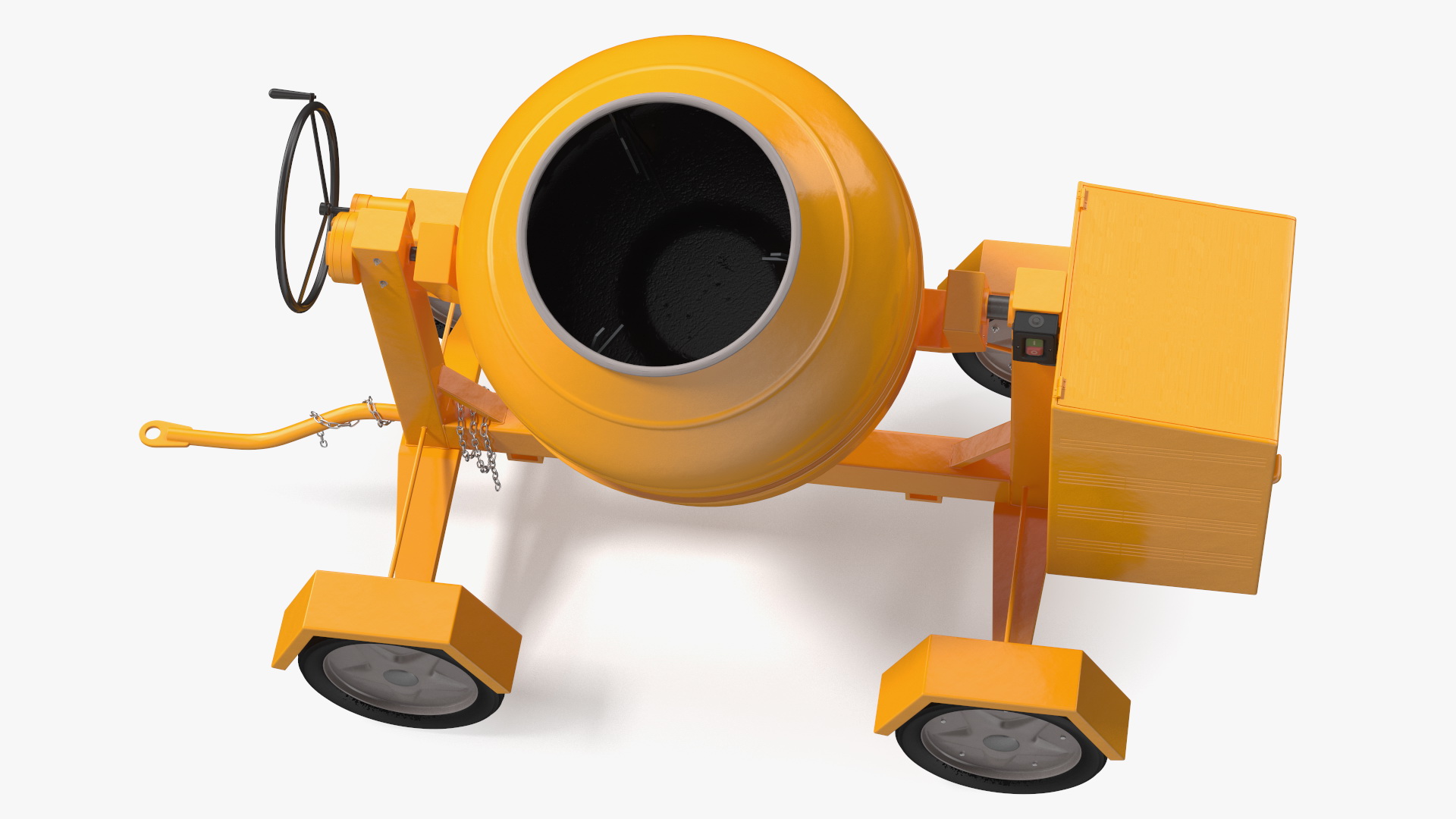 3D Electric Concrete Mixer model