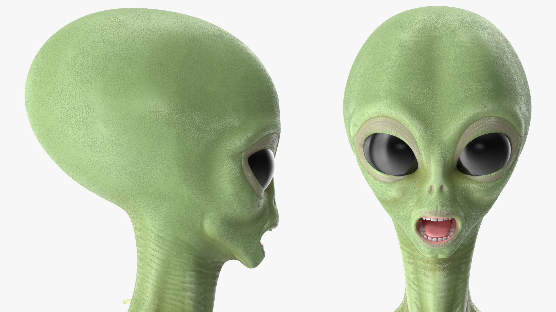 3D model Cartoon Alien Rigged