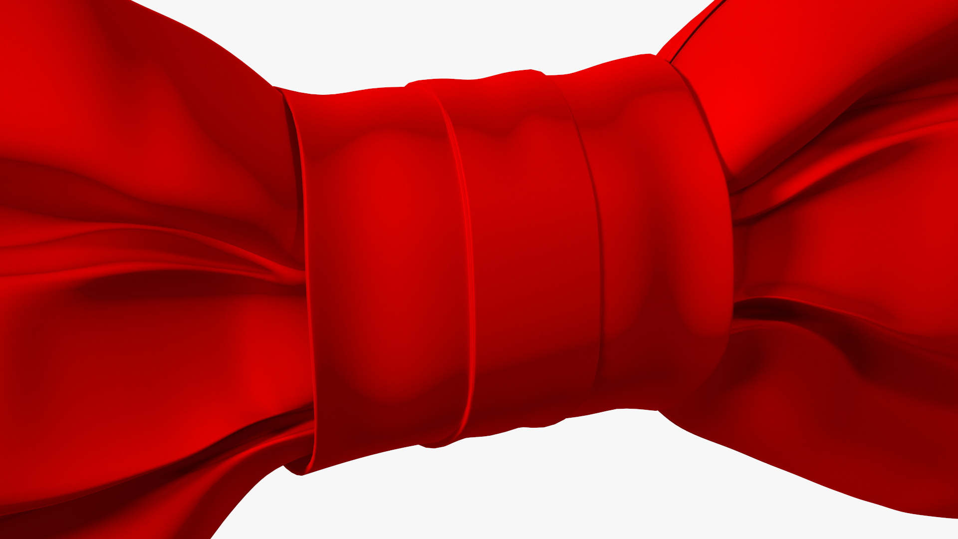 3D Red Bow Tie