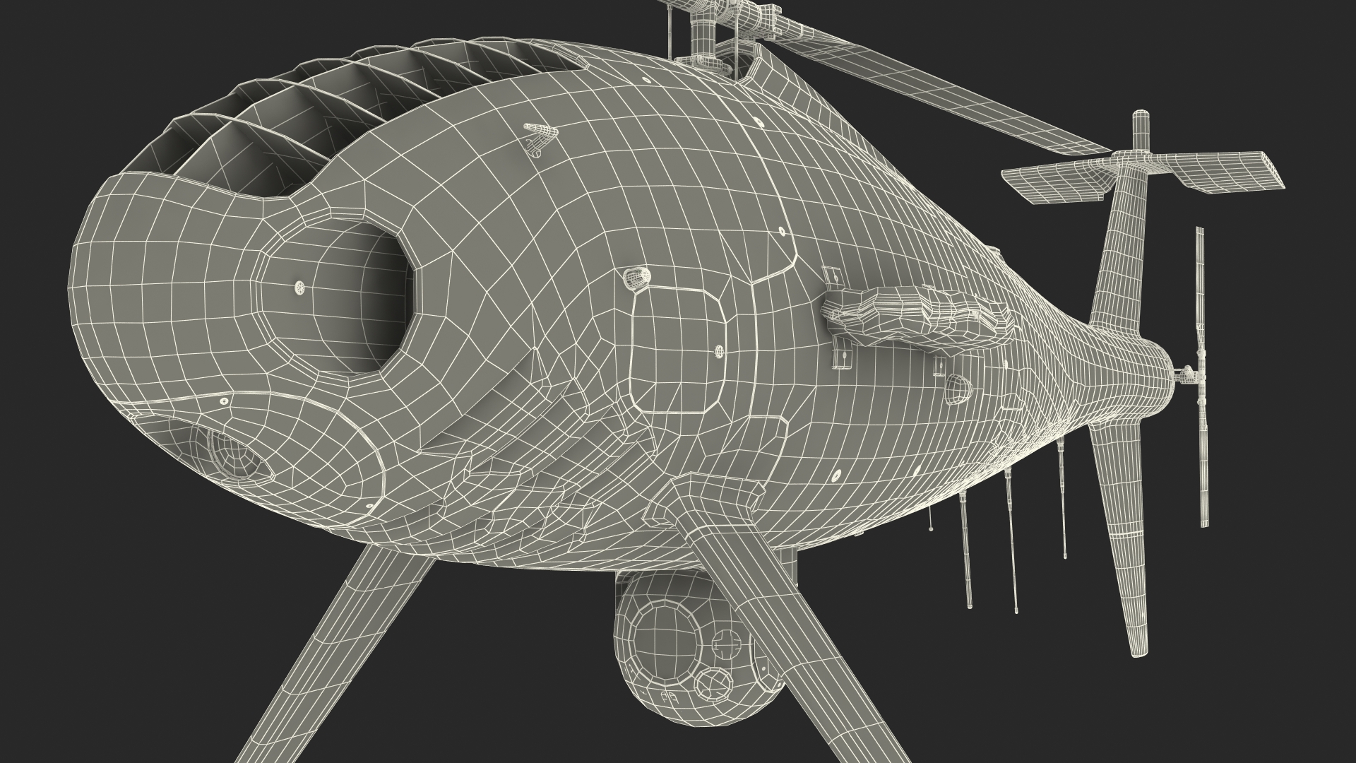 Schiebel Camcopter S100 UAV MOAS 3D