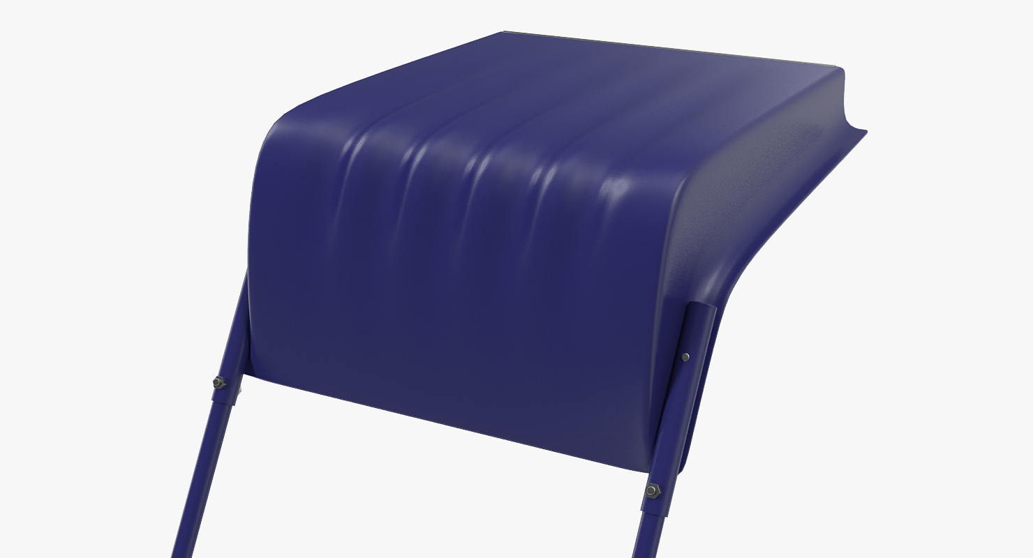 3D Sleigh Shovel Blue model