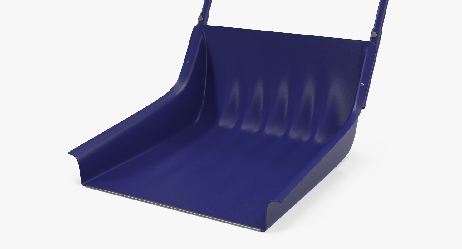 3D Sleigh Shovel Blue model