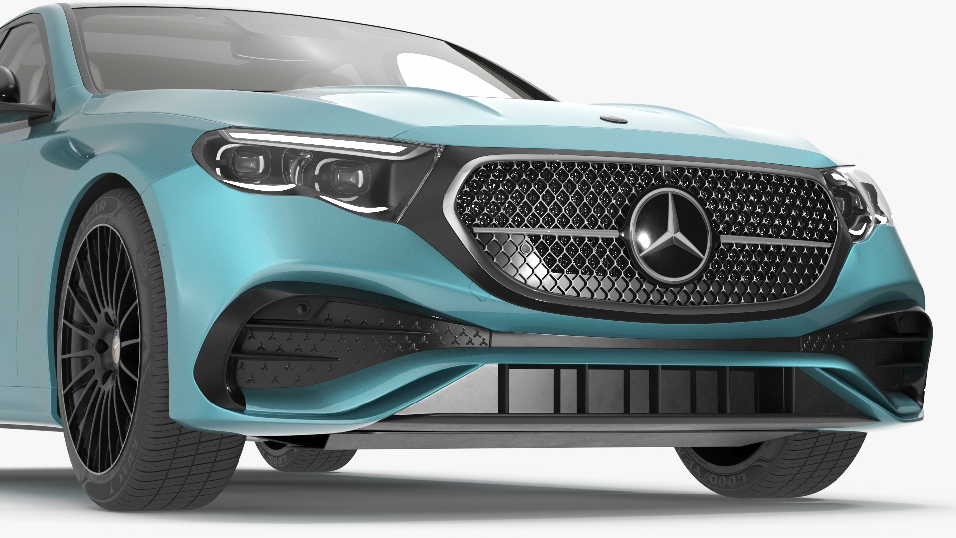 3D model New Mercedes E-Class 2023 Blue