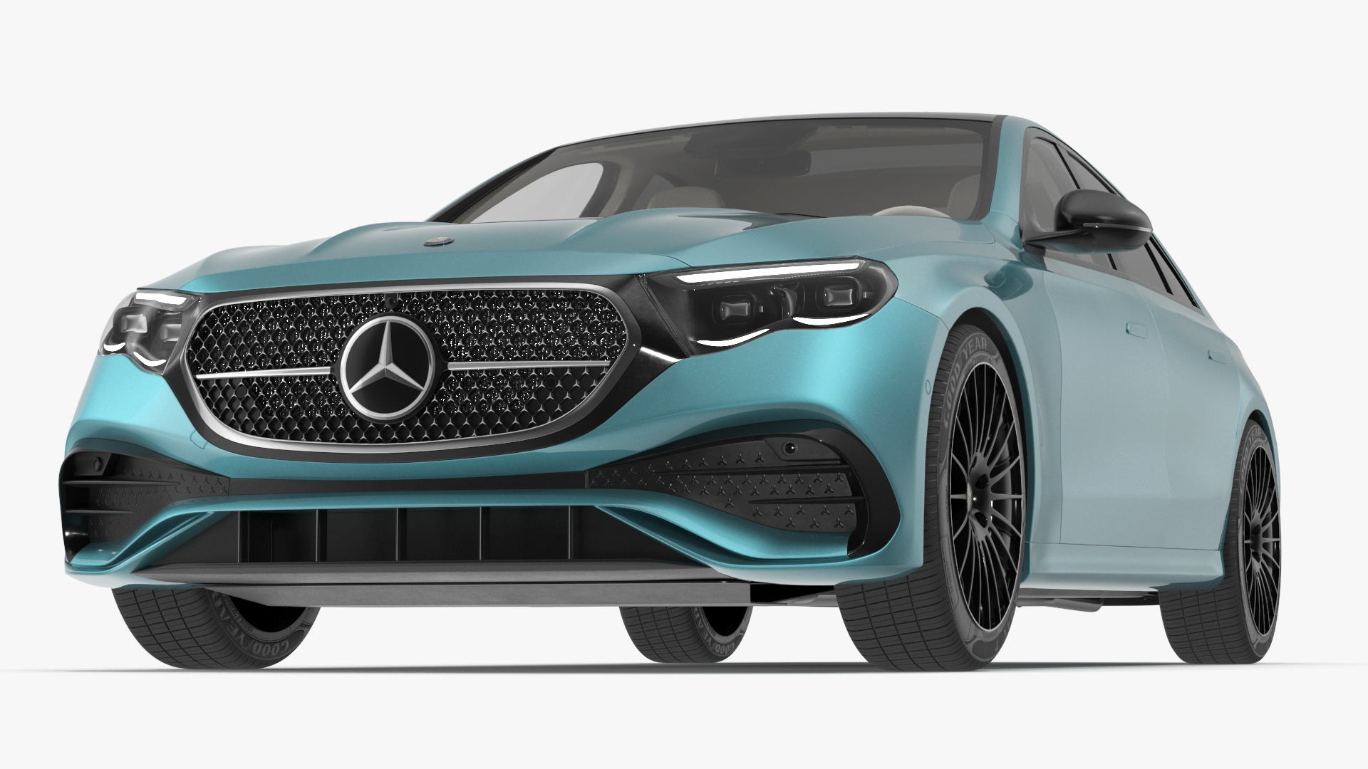 3D model New Mercedes E-Class 2023 Blue