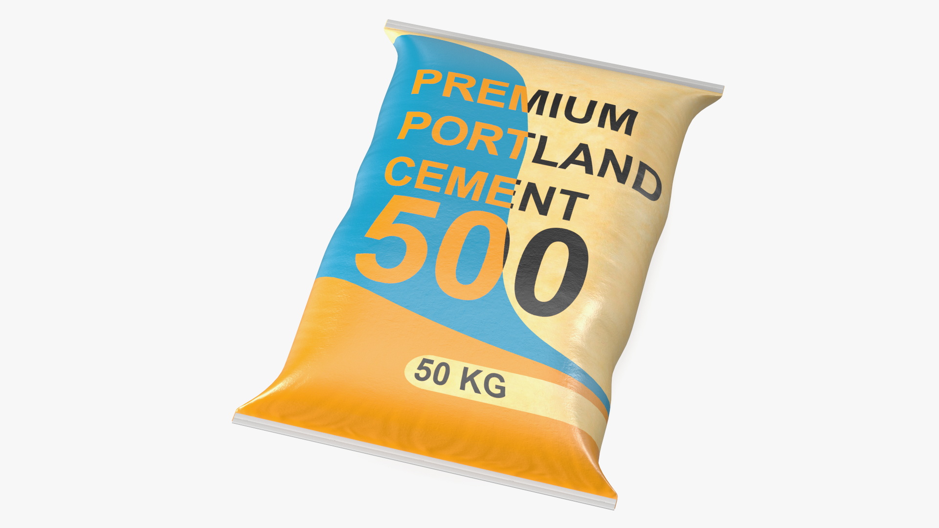 3D model Realistic Cement Bag