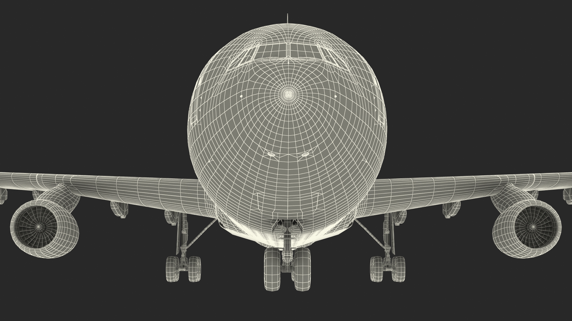 IL-96-400 Aeroflot Simple Interior 3D model