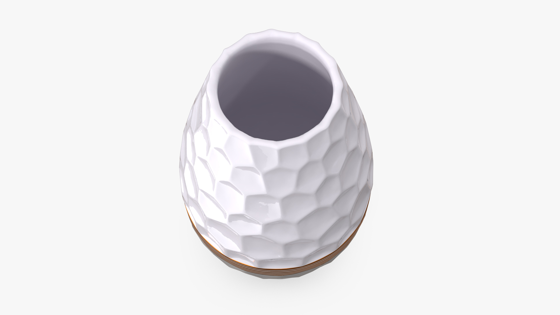 Modern Fashion Hexagon Vase 3D