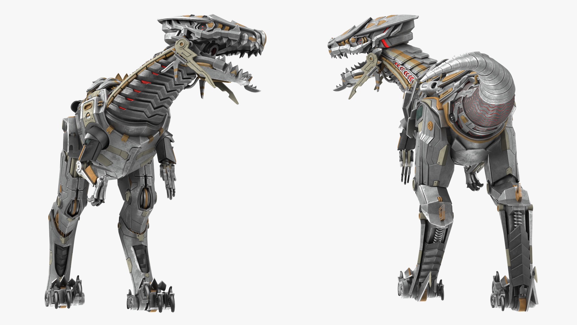 T-Rex Robot Walking Pose 3D model