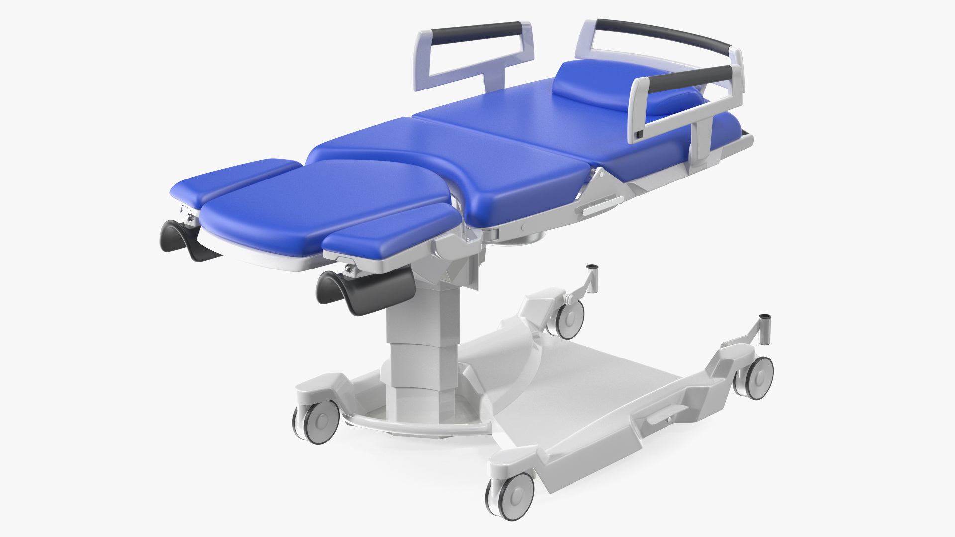 3D Blue Bed for Birth model