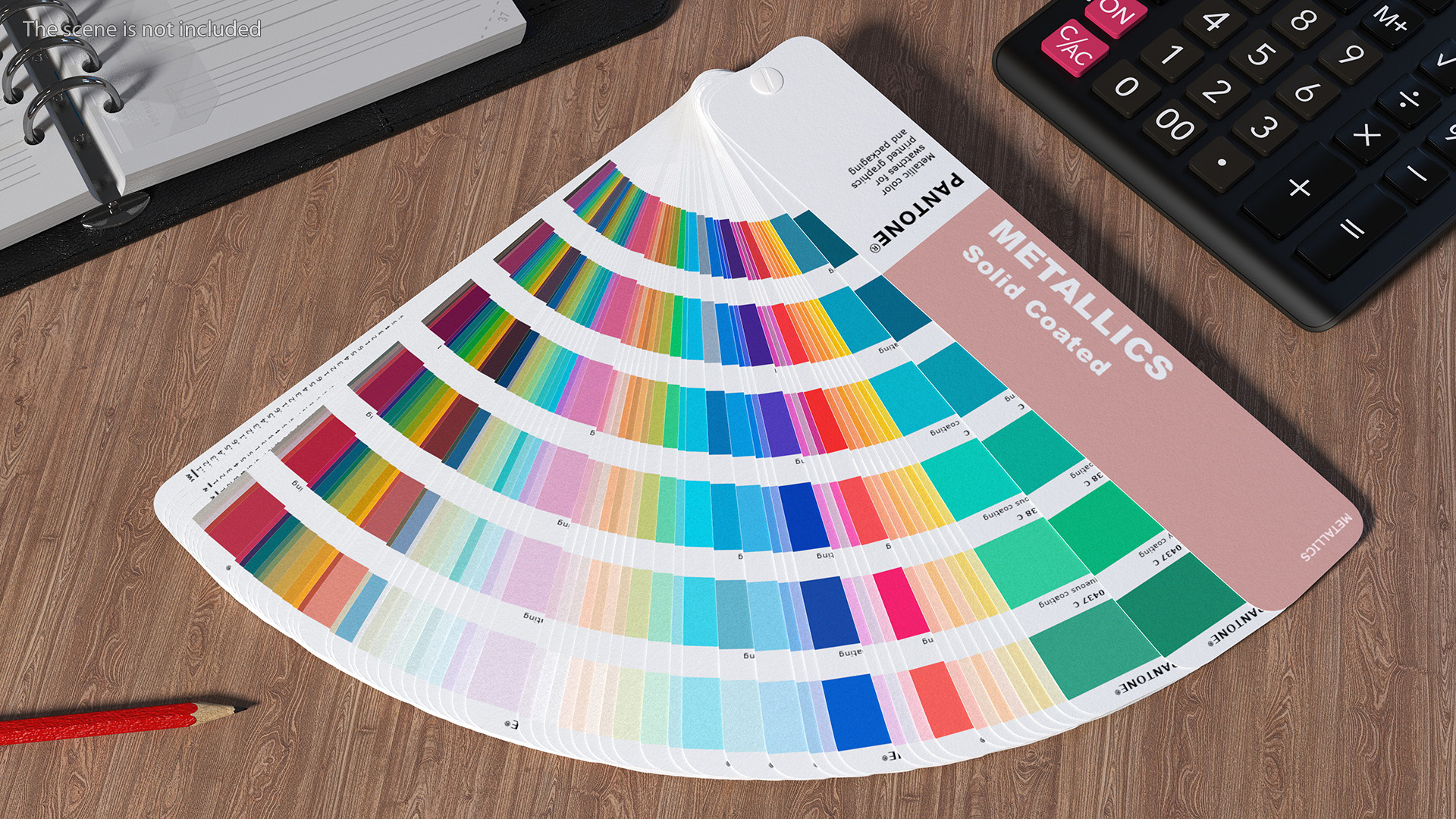 3D model Pantone Paper Color Guide