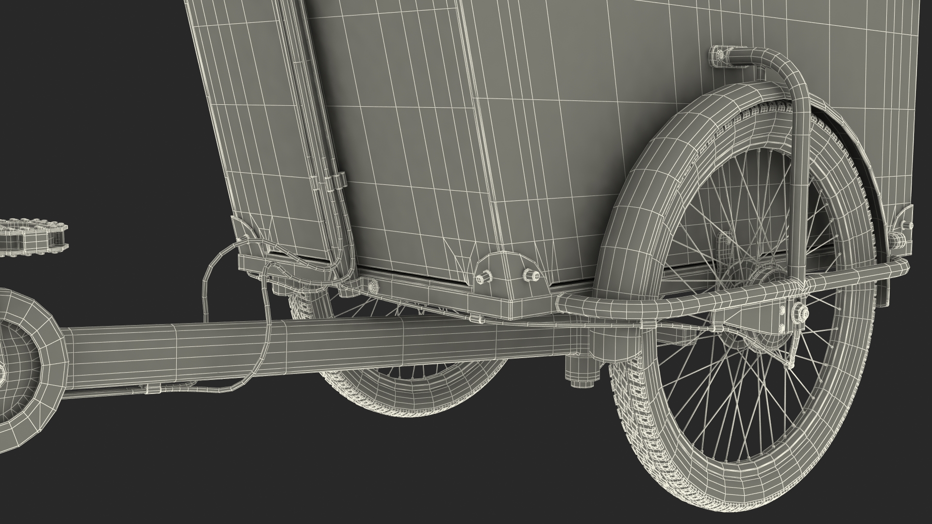 3D Cargo Bike Generic model