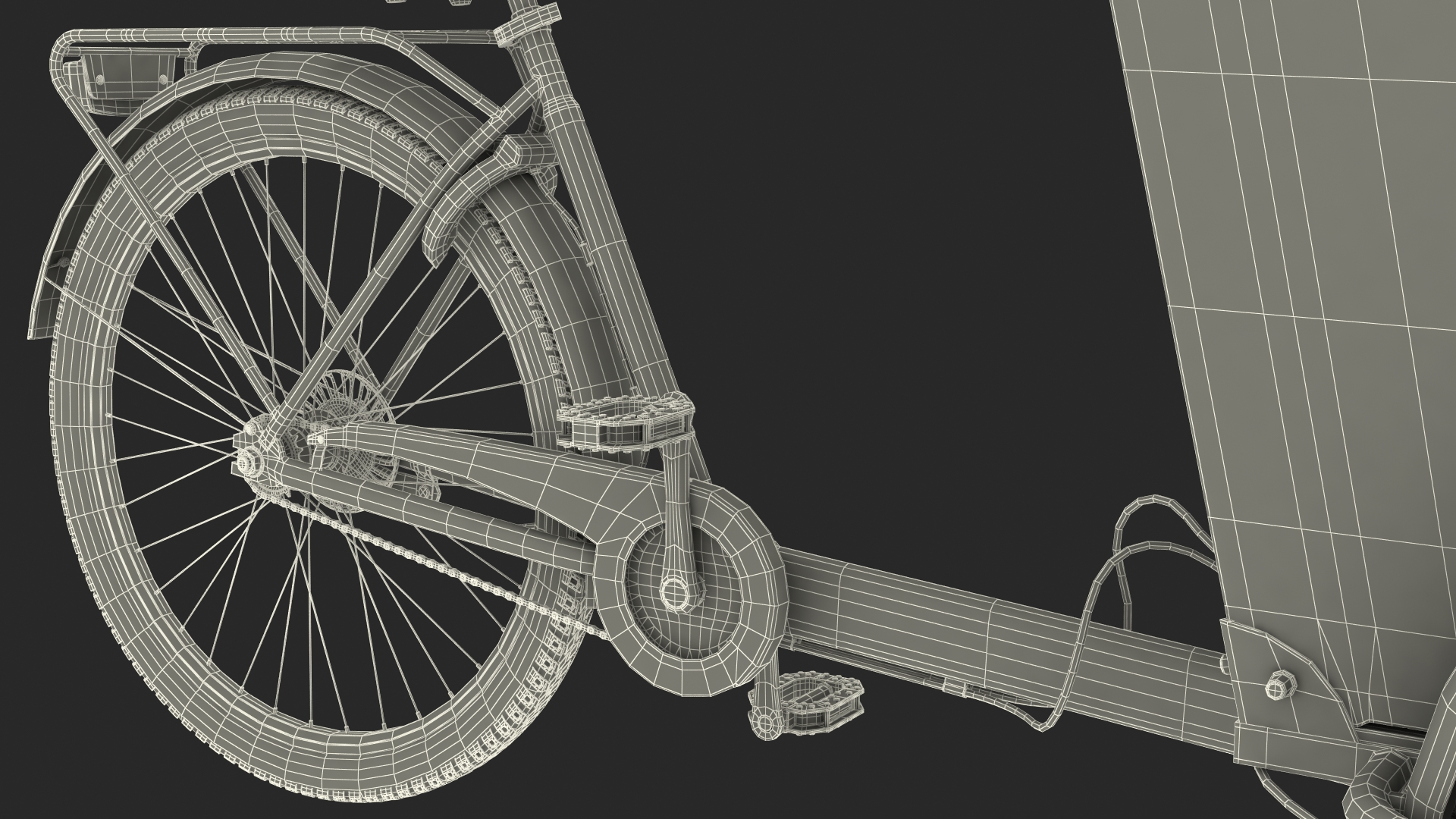 3D Cargo Bike Generic model