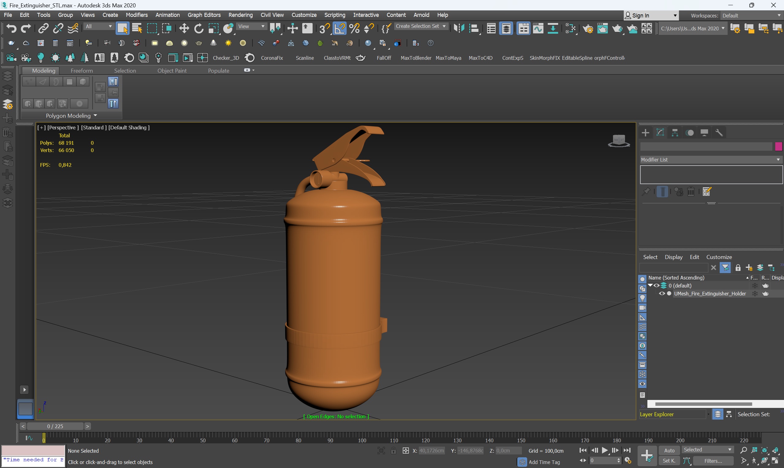 3D model Fire Extinguisher for 3D Print