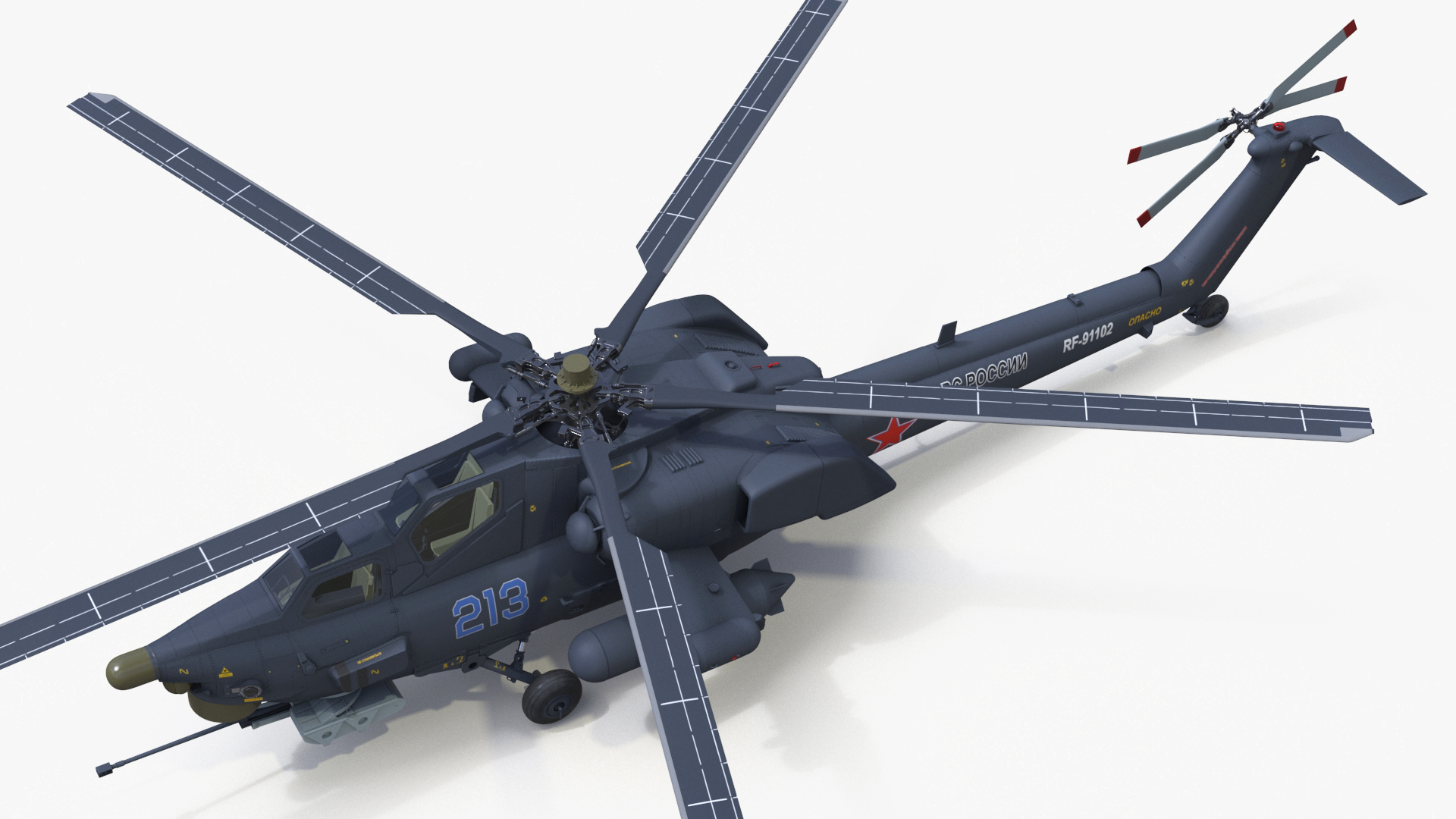 Mi-28 Havoc Russian Attack Helicopter 3D