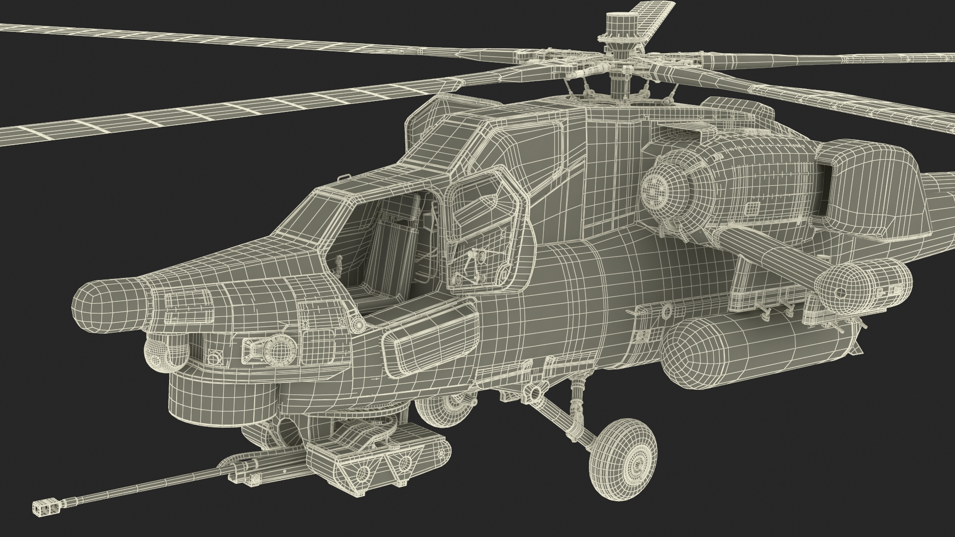 Mi-28 Havoc Russian Attack Helicopter 3D