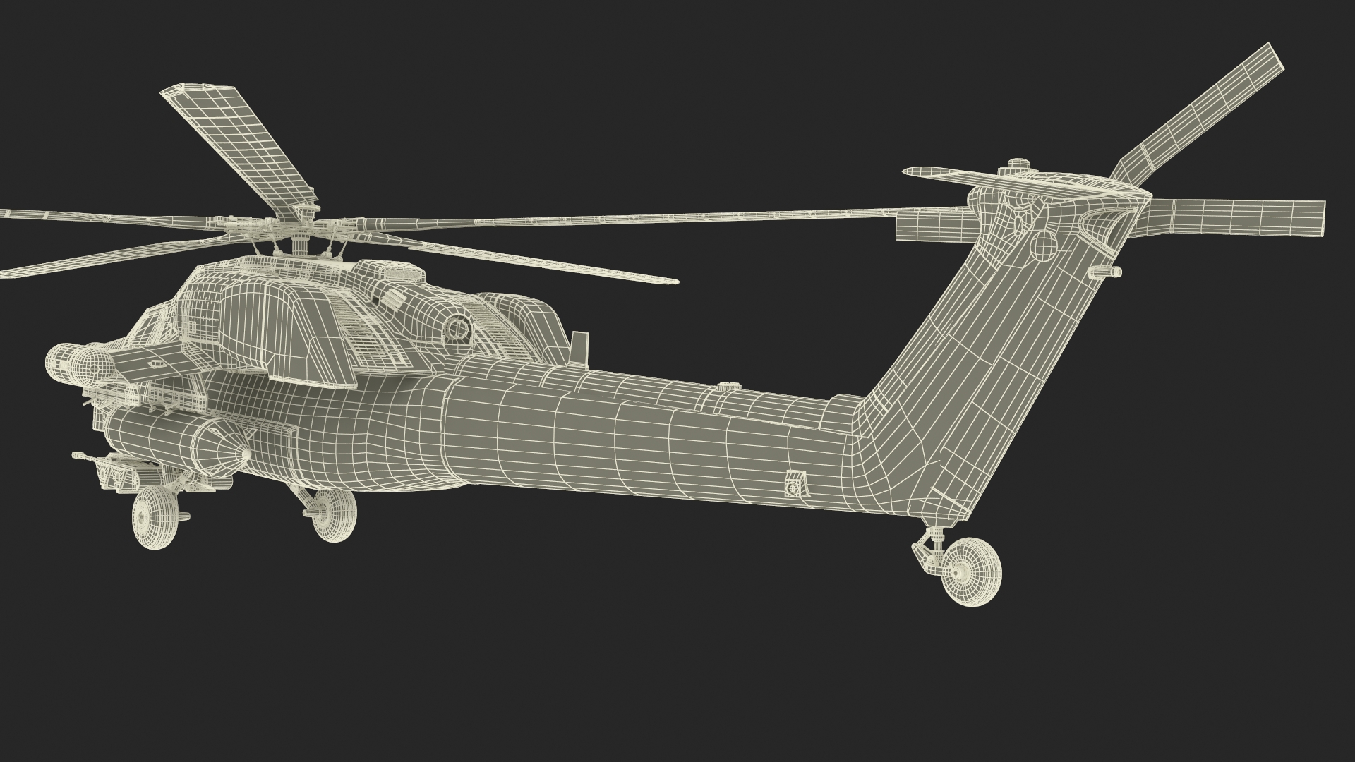 Mi-28 Havoc Russian Attack Helicopter 3D