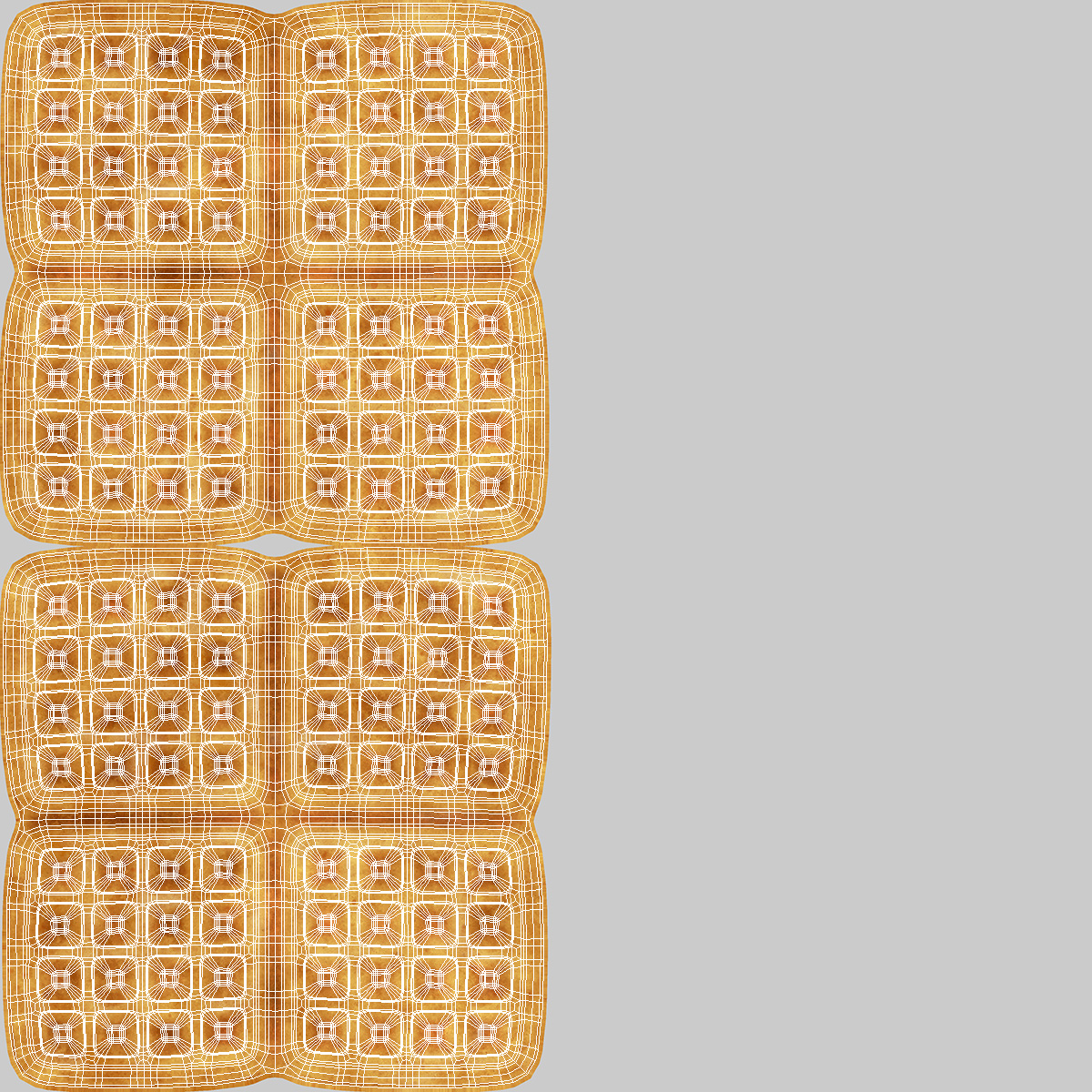 3D Waffle Maker with Square Waffle