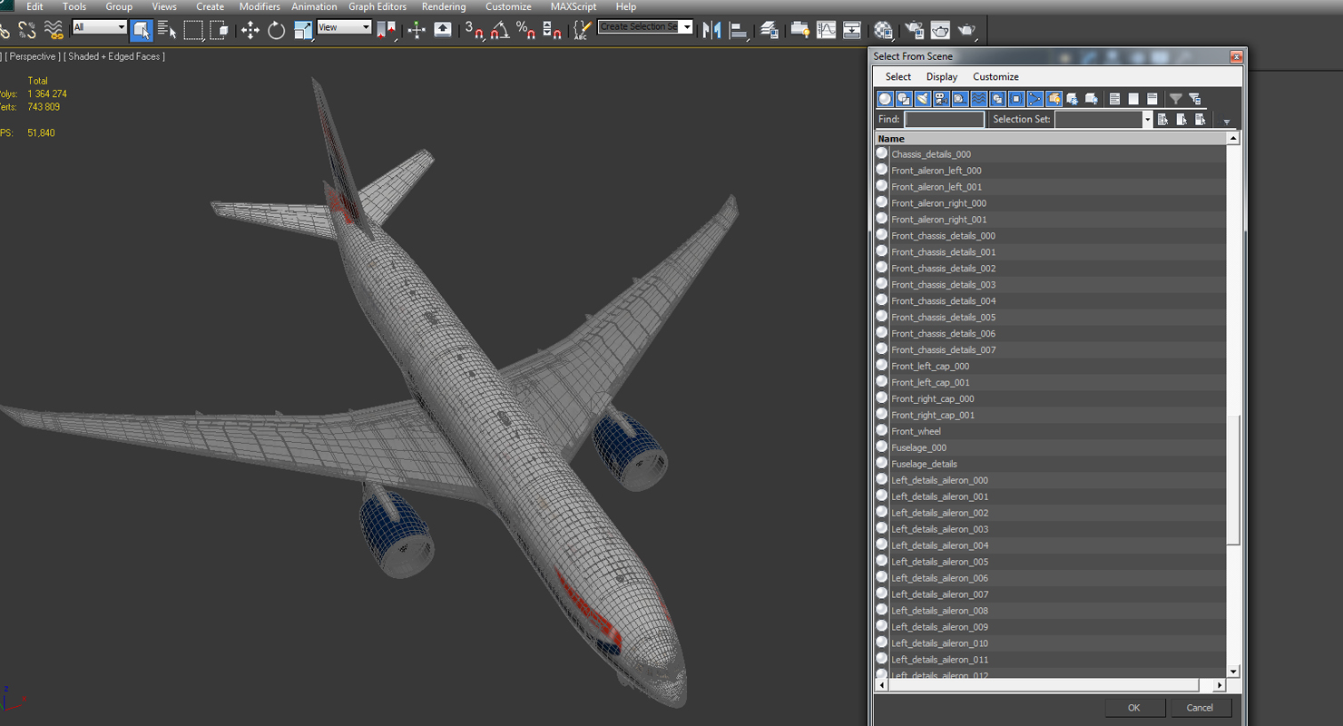 Boeing 777 200LR British Airways 3D