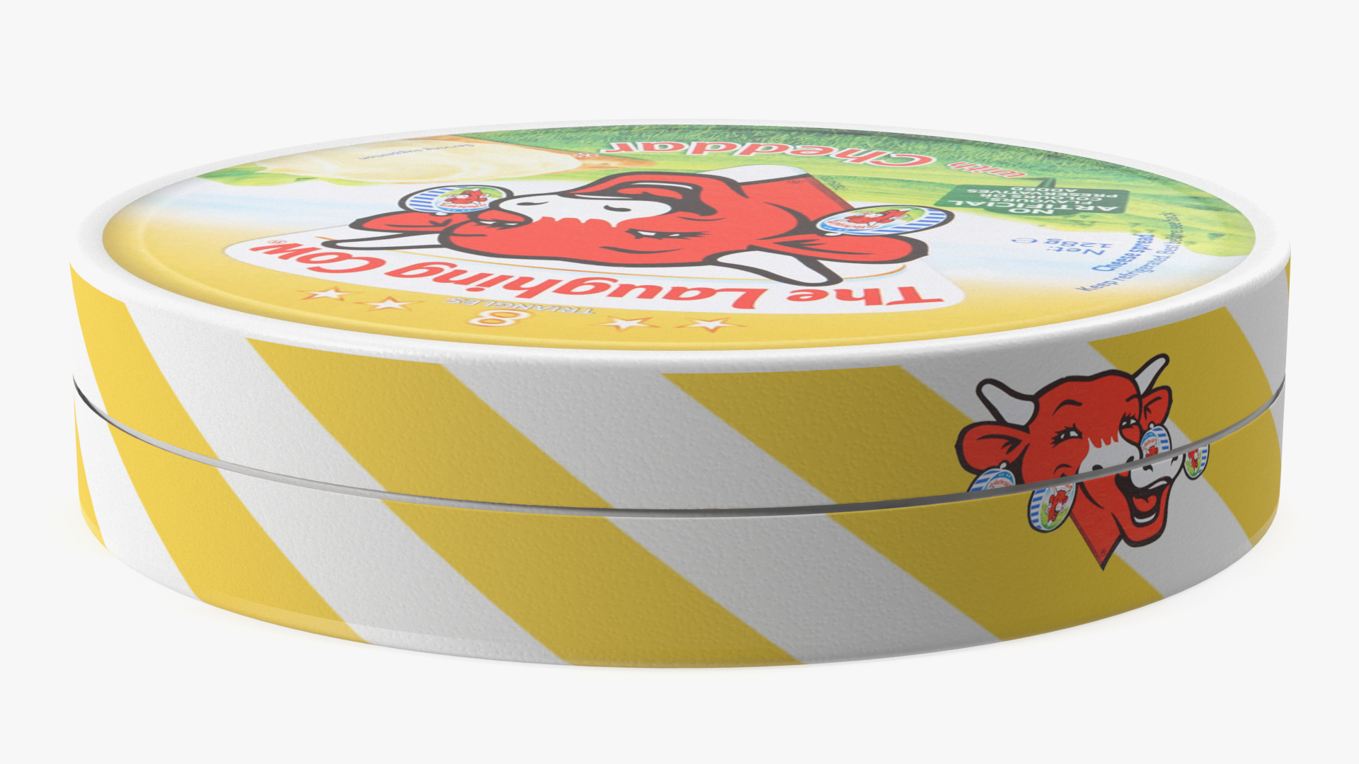 3D model Package of Creamy Cheese Laughing Cow Cheddar