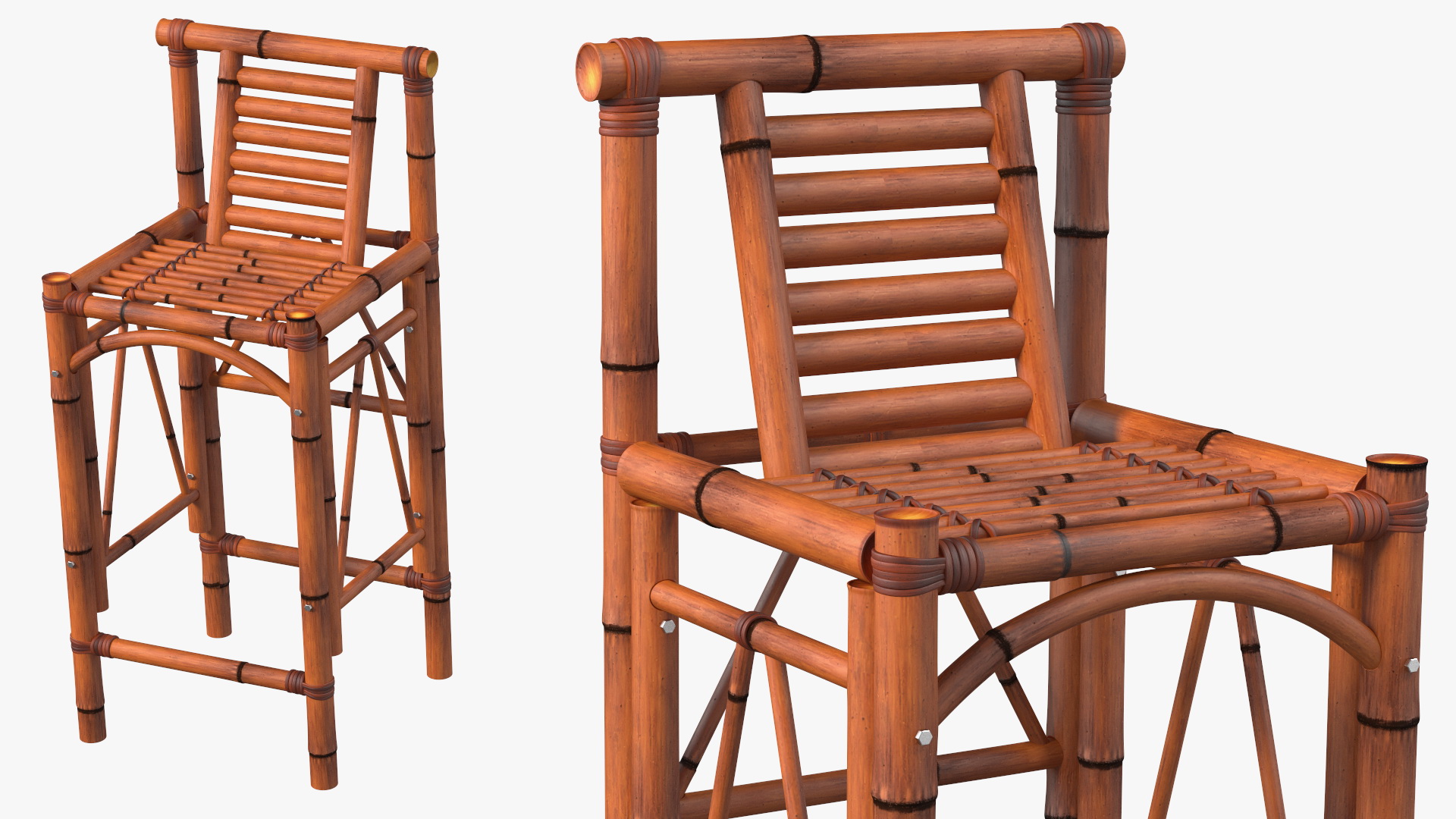 3D Square Bar Stool