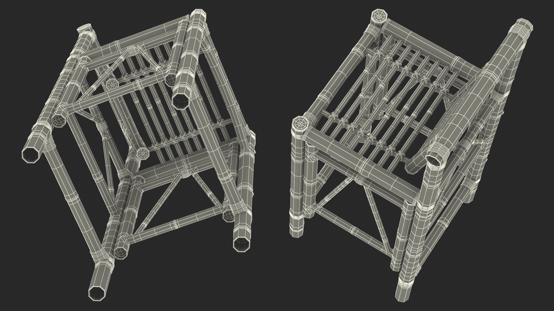 3D Square Bar Stool