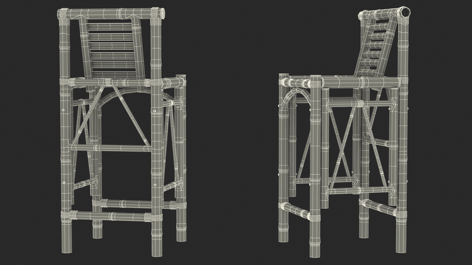 3D Square Bar Stool