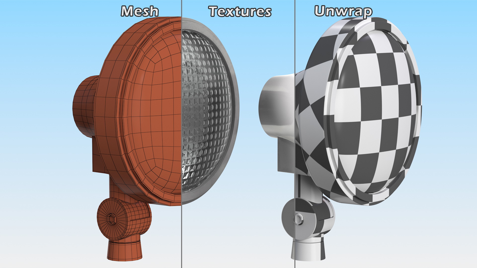 3D Halogen Light model