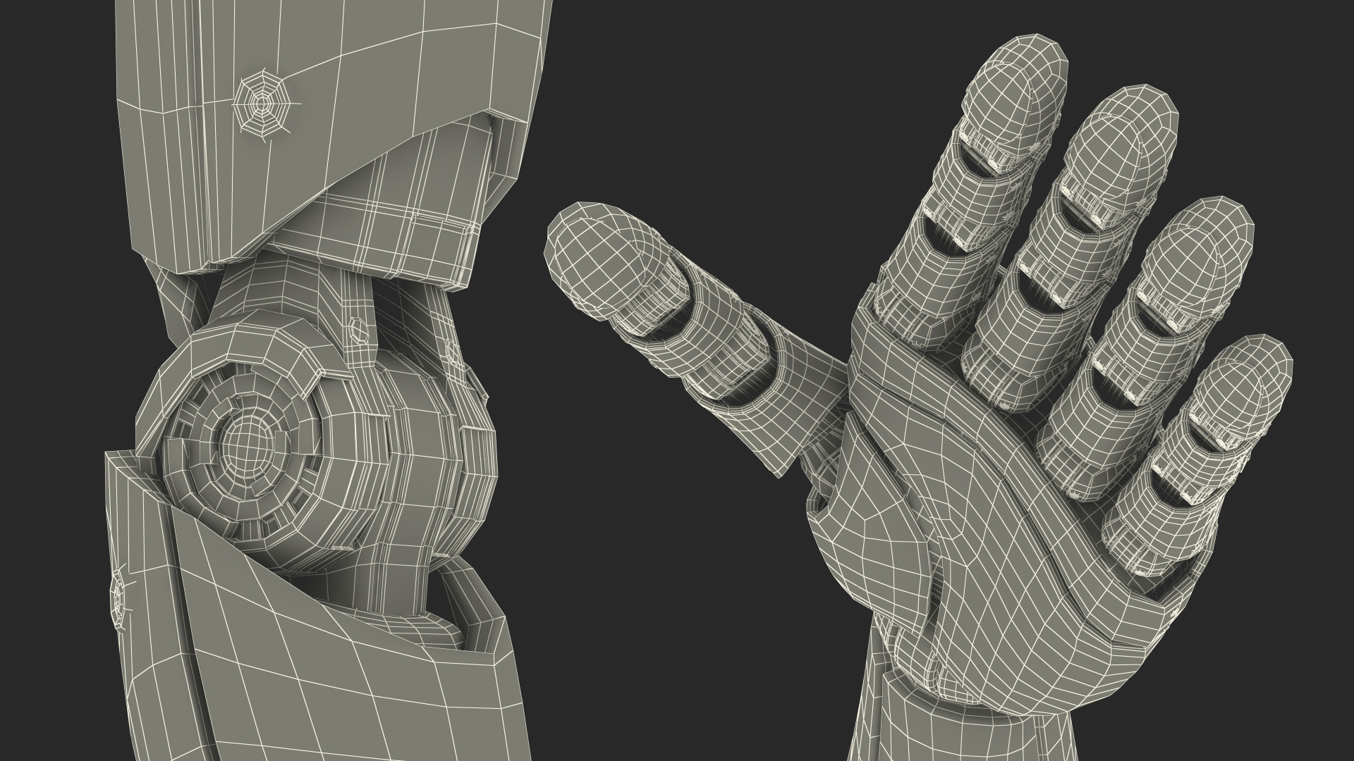 3D Cyborg Hand