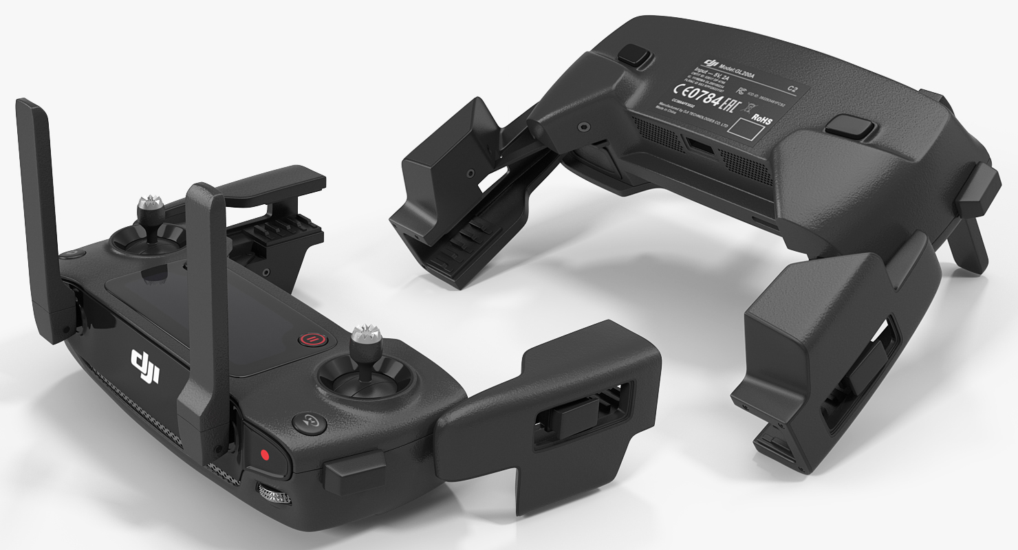 3D DJI Mavic Pro Remote Controller